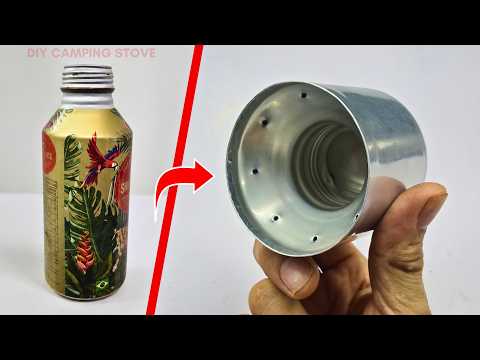 😱This 3 Minute DIY Camping Stove Is Perfect For Camping And Survival! 🔥No Gas, No Firewood Needed!