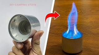 No Gas, No Firewood Needed! 😱 This 3 Minute DIY Camping Stove Is Perfect For Camping And Survival