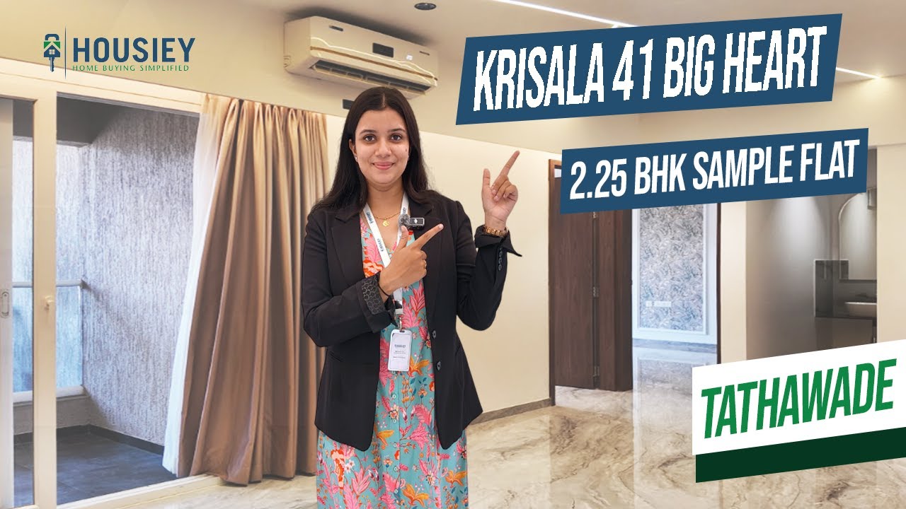 Krisala 41 Big Heart | 2.25 BHK Sample Flat Tour [2025] | Krisala ...