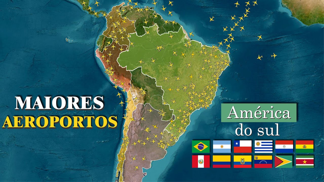Os 20 Aeroportos Sul-Americanos que Mais Transportam Passageiros