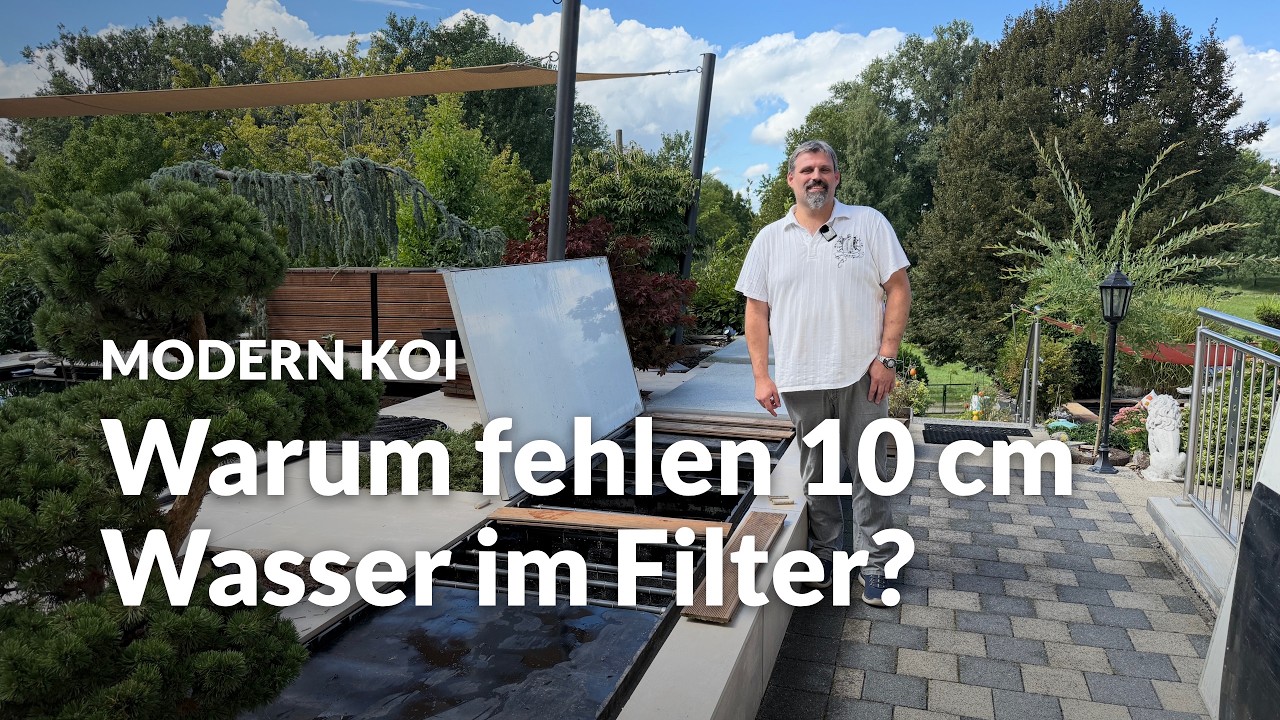 Die Bürstenfilteranlage an Carstens 40.000l Teich | Modern Koi Blog #8373
