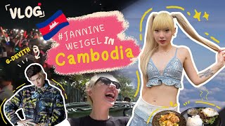 พลอยชมพูพาขึ้นคอนเสิร์ตที่กัมพูชา!🇰🇭 Jannine Weigel in CAMBODIA🇰🇭 [w/ENG SUBTITLES]