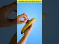 How to Cut a Banana Without Peeling It! 🍌🤯 #Shorts #LifeHack #AmazingTrick #SmartHack #ViralShorts