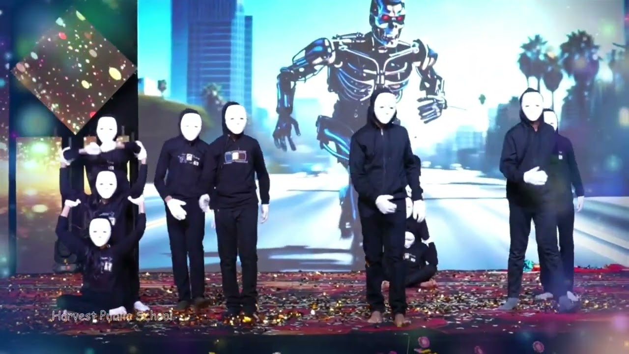 🤖 Robo Dance Performance – 24th Annual Day Celebrations 🎉 | Harvest Public School