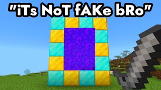 The FUNNIEST FAKE Minecraft Speedruns of ALL TIME