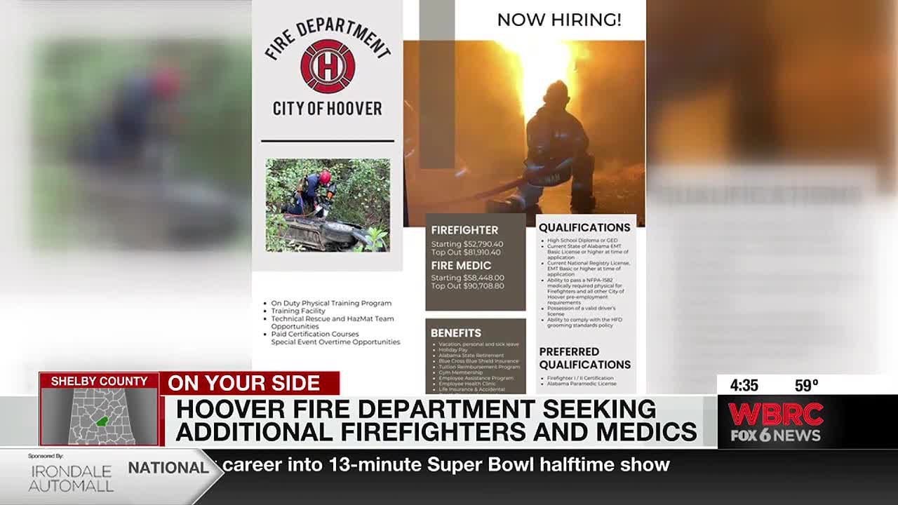 hoover-fire-department-seeking-additional-firefighters-medics-youtube