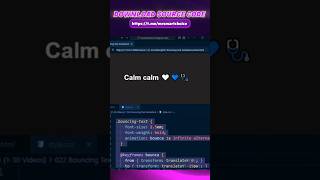 Celebrity CSS bouncing text animation #coding #cssanimation Net Worth