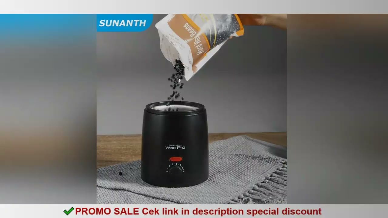 Wax Melting Machine for Hair Removal 200ml Wax Heater Pot Depilation Paraffin Wax Beans Waxing Warme