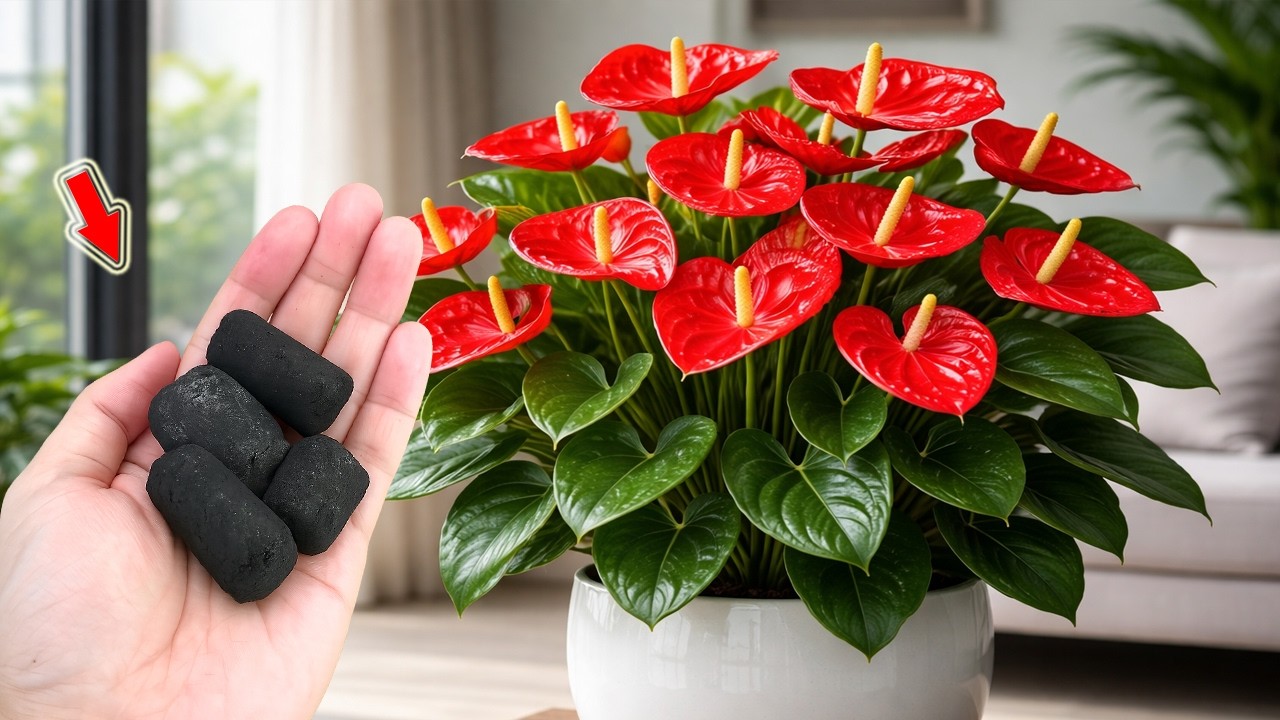 Посадите 1 орхидею в горшок с антуриумом! И вдруг сотни цветов расцветут!