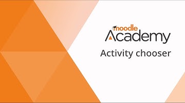 Activiteitenkiezer in Moodle
