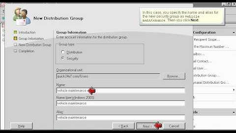 4C-A-Creating a Distribution Group in Exchange Server 2007