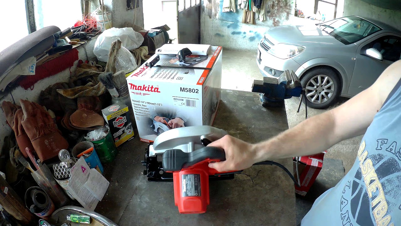 Makita MT M5802 körfűrész unboxing 