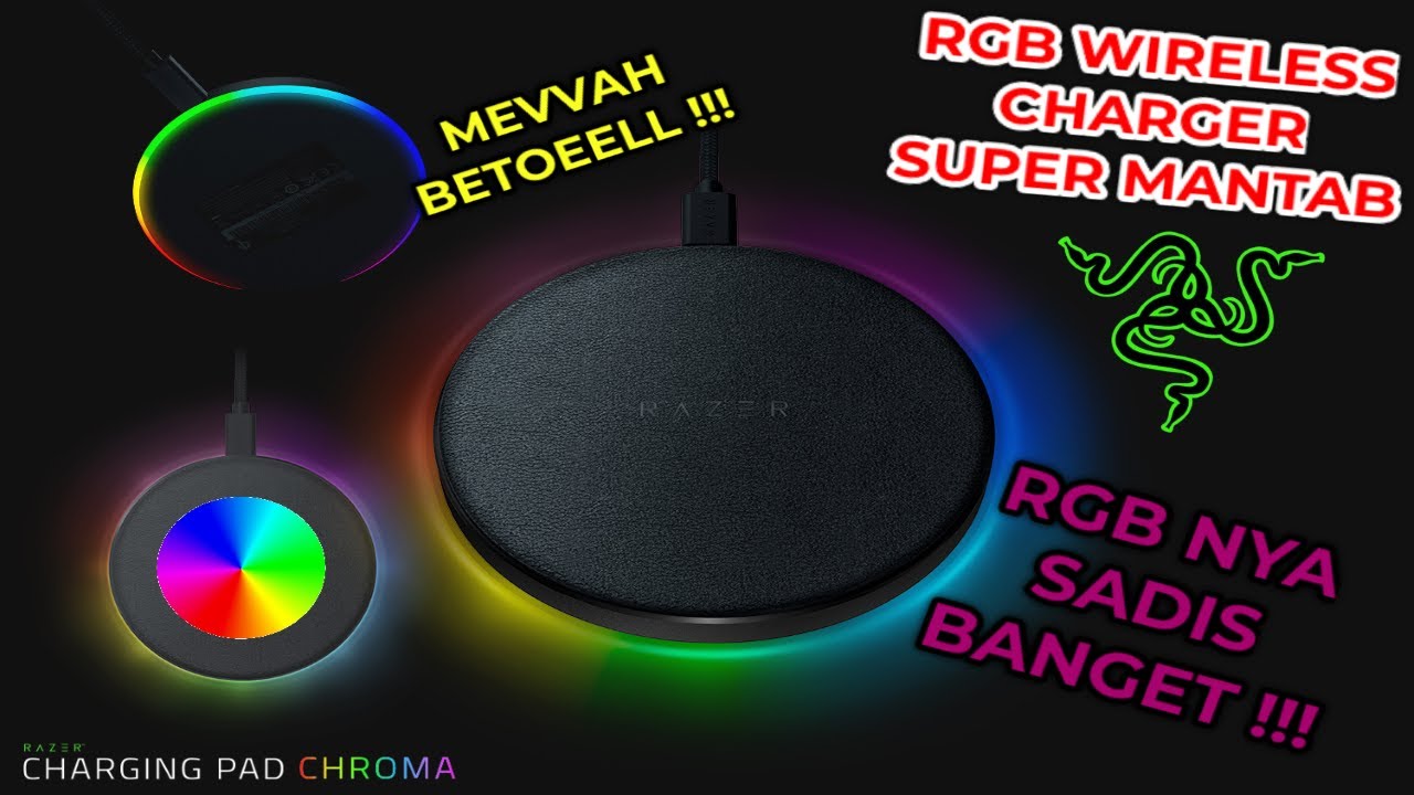 NEW RAZER CHARGING PAD CHROMA 2020 INDONESIA ! RGB NYA KECE BANGET