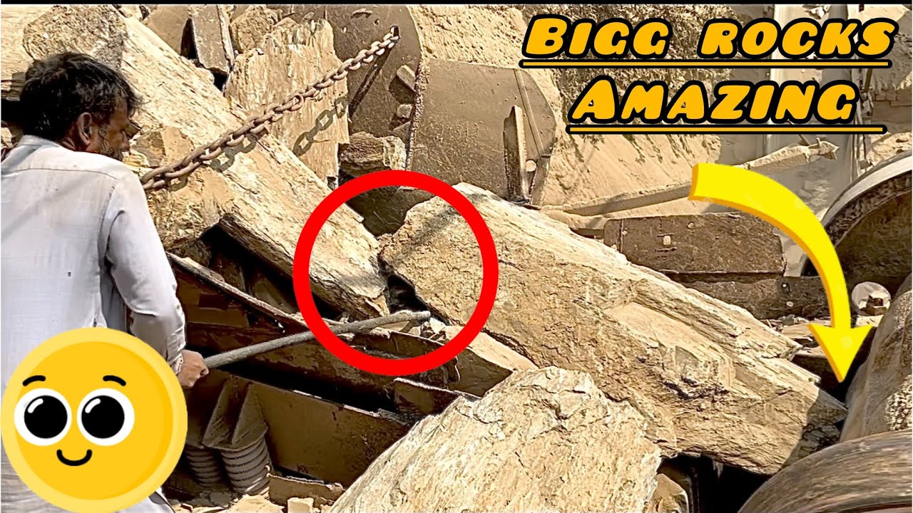 💥Unstoppable Machine Extreme Rock Crushing – Big Boulders Turned Into Dust