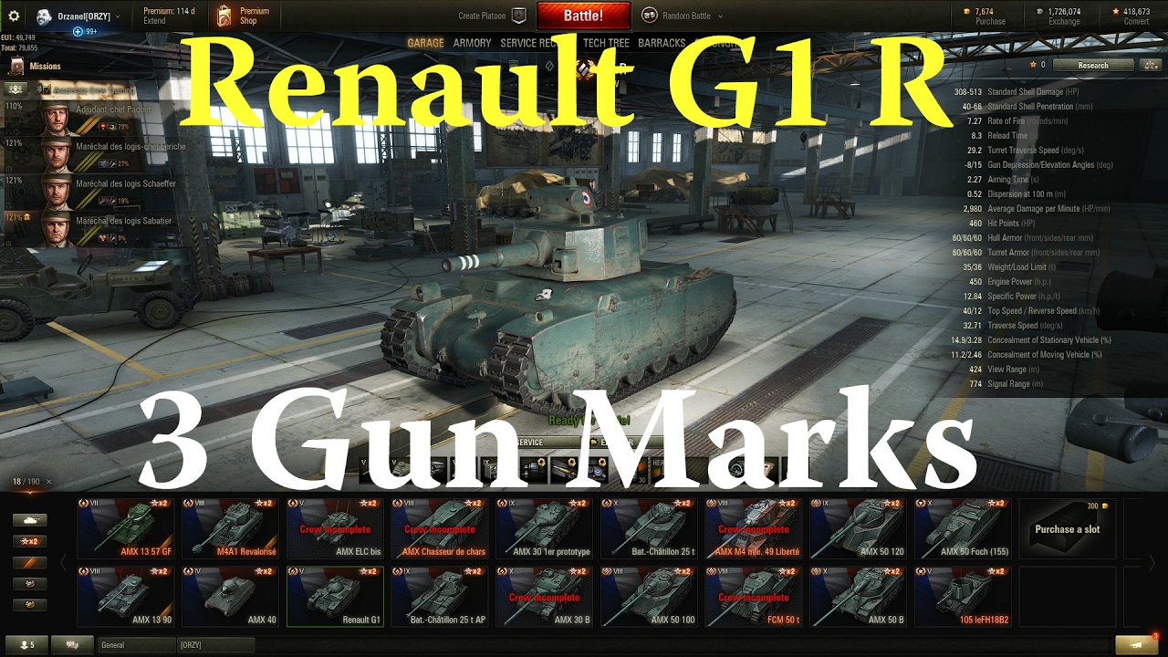 Renault g1 wot