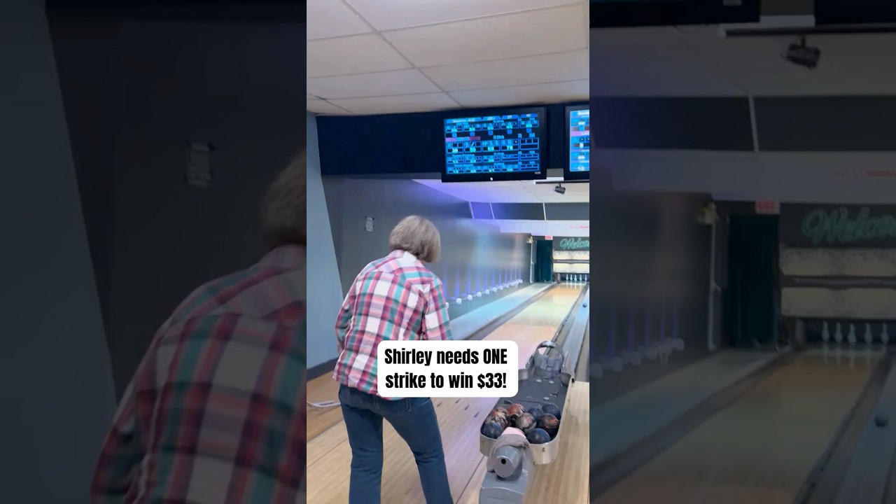 Ширли нужен ОДИН страйк, чтобы выиграть 33 доллара! Сможет ли она это сделать? 