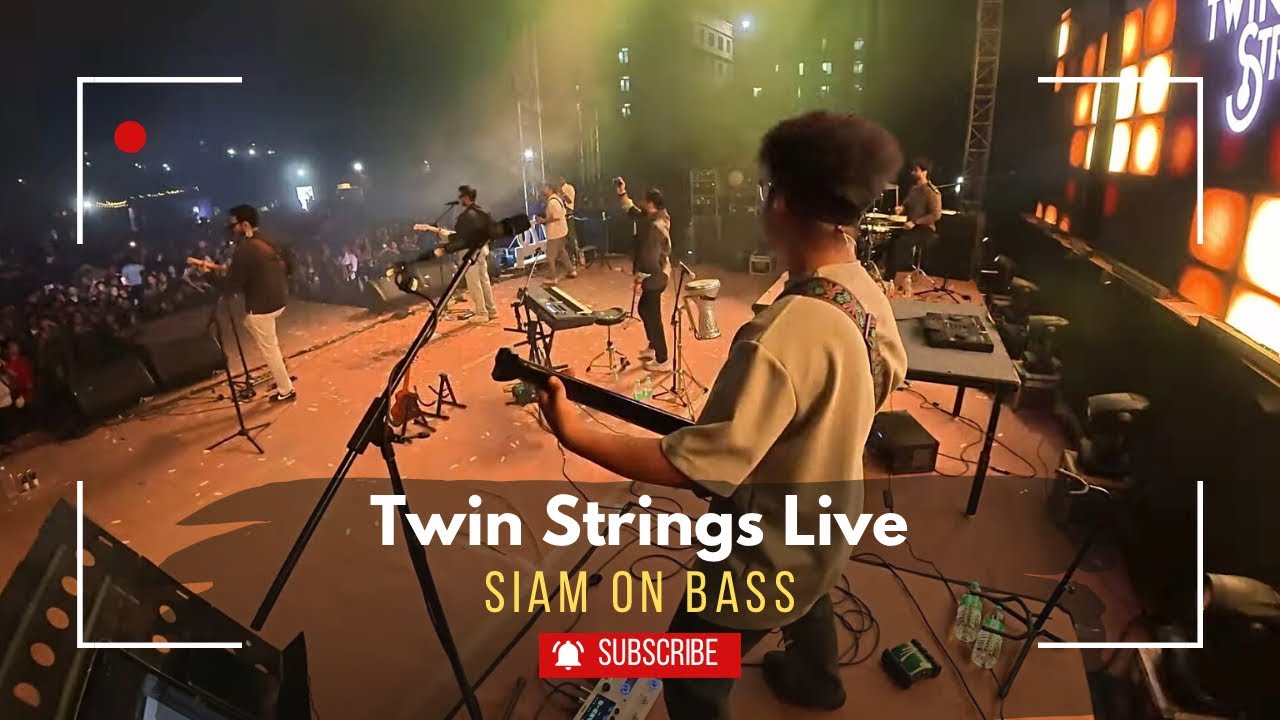 Twin Strings Live @shivnadaruniversity  | Full Video | BassCam