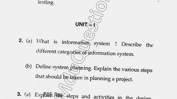 BCA 2nd Sem  Structure System Analysis & Design Question Paper