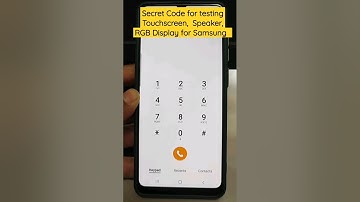 1 Secret code For testing all 😱😱 Touchscreen, Speakers,  Sensors #shorts #test #samsung #viral