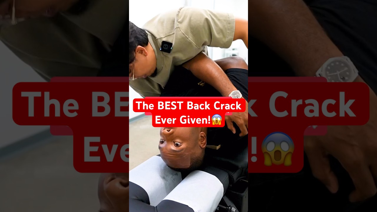 The BEST Back Crack Ever Given!😱 