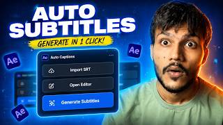 Create Auto Captions in After Effects ⚡ Fast &amp; Easy | FREE Script