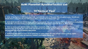 AoW: Planetfall Tactics Lab: 10 Tactical Tips