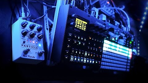 Ambient noodling with the Elektron Digitone, Red Panda Particle, Quadraverb & Synthstrom Deluge