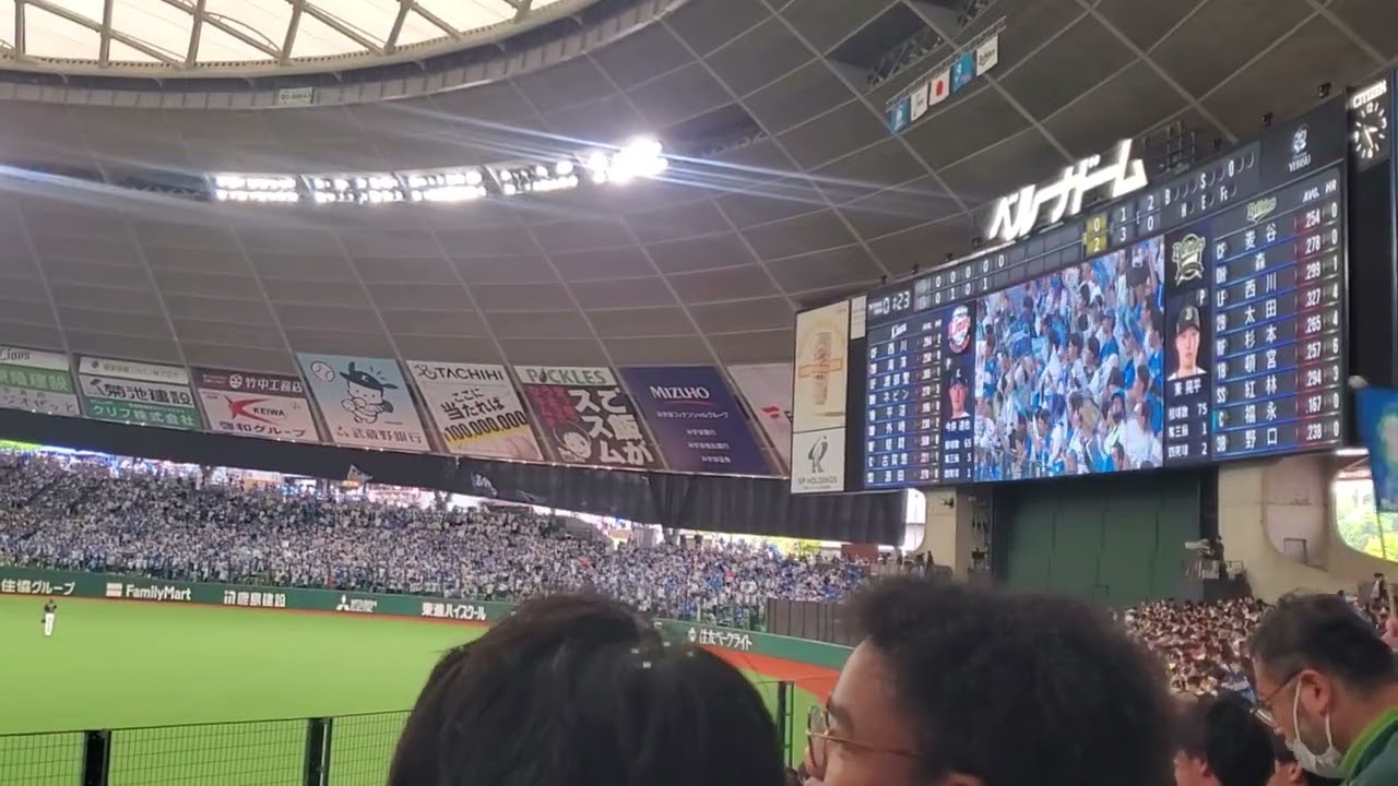 20250517 地平を駈ける獅子を見た！埼玉西武ﾗｲｵﾝｽﾞ 5回ｳﾗ 攻撃前の2連