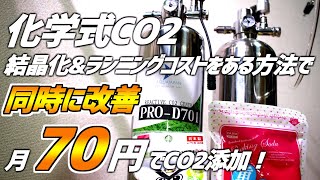 CO2添加が月70円！遂に見つけた化学式CO2の結晶化問題解決法！#86【アクアリウム】