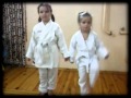 Mae-geri from 4 and 5 year old girls| Удар мае-гери