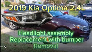 2016-2020(4th generation) Kia Optima 2.4L Headlight assembly REPLACEMENT 