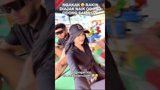 Rakin pegangan kenceng diajak Fuji naik odong odong 🤣🤣 CEO kita merakyat #fuji #rakin