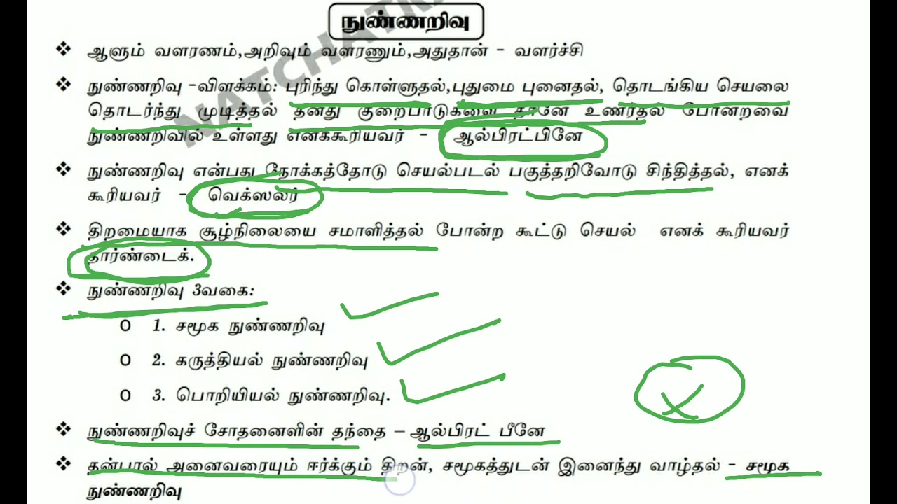 Thalamus coaching, PGTRB Educational Psychology unit-6, Intelligence theories Ph 9444249503