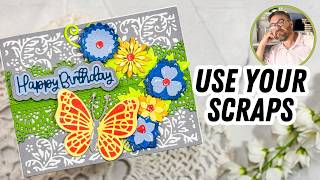 Struggling to Use Scrap Cardstock? Try This Easy Die Cut Card