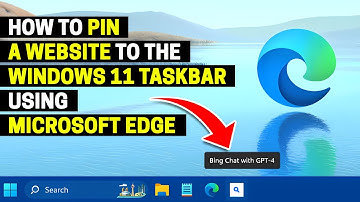 How to Pin a Website to the Windows 11 Taskbar Using Microsoft Edge