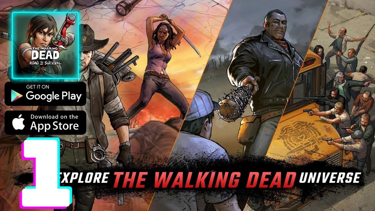 Walking Dead: Road to Survival Gameplay Walkthrough Part 1 (iOS, Android)
