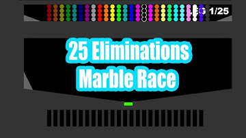 25 Eliminations Marble Race in Algodoo
