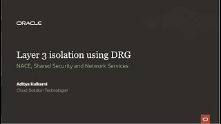 Layer 3 isolation using DRG