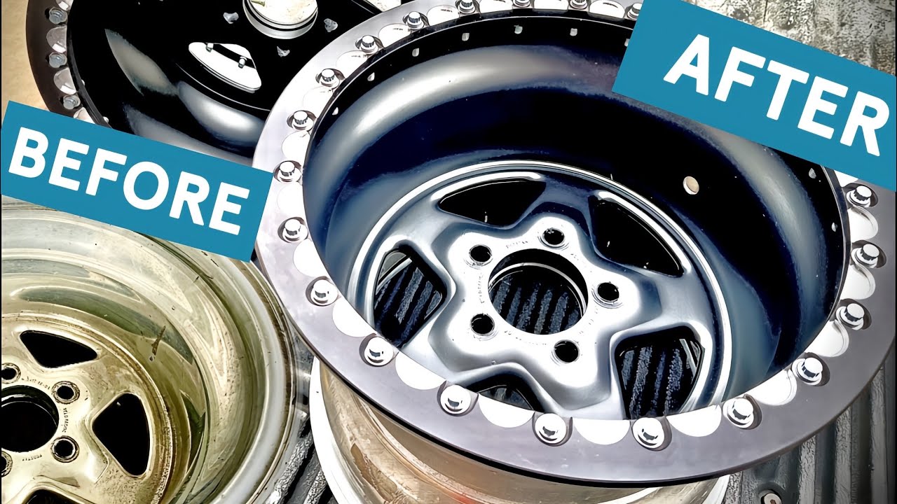 🔥 DIY Satin Black Rims After MAC FAB Bead Locks / HOW TO DETAILED 🔥 ...