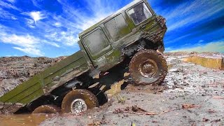 RC TRUCKS OFF Road MUD Terrain - Scale model: MAN Truck 6x6, Hummer, Tamiya Pajero, Axial, HPI