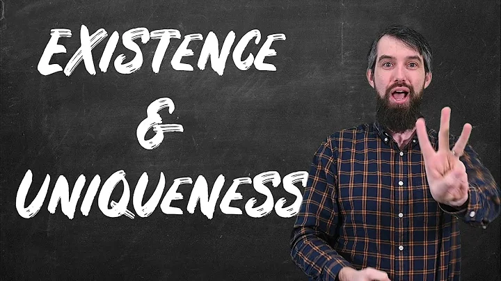 The Big Theorem of Differential Equations: Existence & Uniqueness