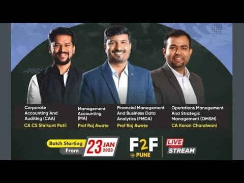 Announcement for CMA Inter Group 2 Batch from 23 Jan | Old & New ...