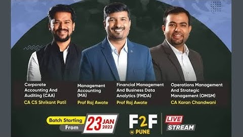 Announcement for CMA Inter Group 2 Batch from 23 Jan | Old & New Syllabus | Exclusive CMA Classes