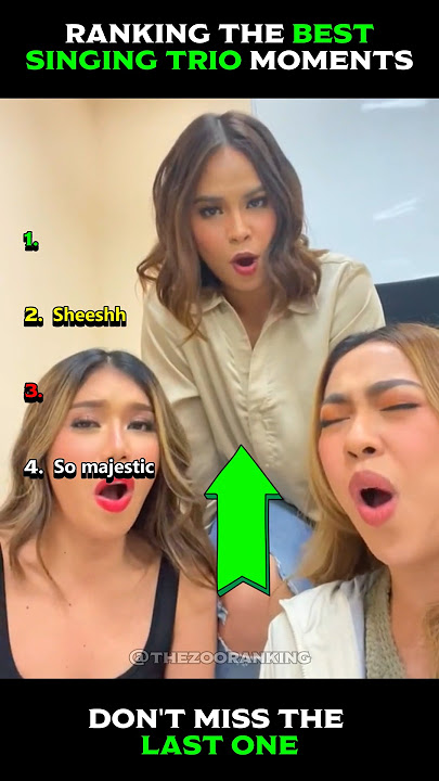 Ranking the Best Singing Trio Moments 😱
