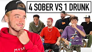 Friend Guesses Who’s Drunk (4 Sober vs 1 Drunk)