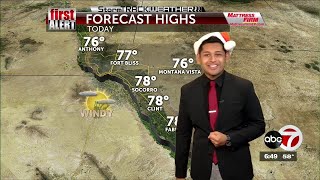 ABC-7 First Alert: Damaging winds expected for Christmas Eve