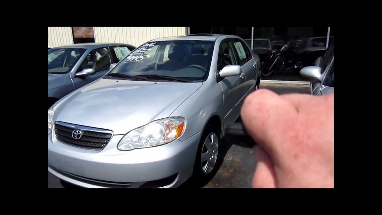 Quick Tour: 2006 Toyota Corolla LE Start Up, Engine & Brief Tour