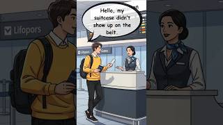 Lost Luggage At The Airport Easy English Conversation