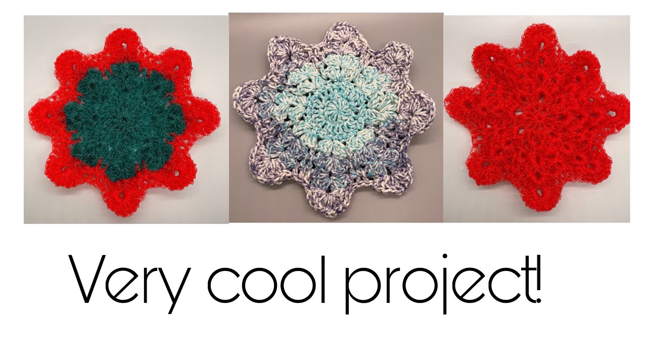 Cool Scalloped Doily or Scrubby