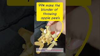 99% make the blunder of throwing apple peels (make best of waste  #shortsfeed #shortsvideo #howto
